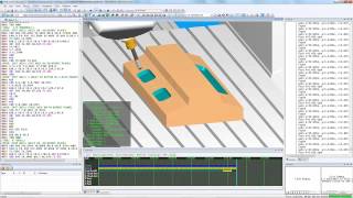 ICAM Control Emulator™  5Axis GCode Simulation [upl. by Sadnac109]