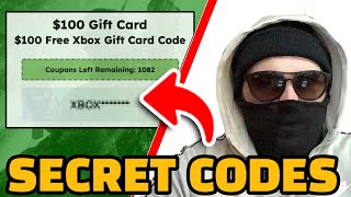 How to get SECRET Xbox Gift Card Codes for FREE Free Xbox Codes up to 100 [upl. by Iaverne]