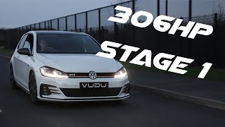 WE FINALLY GOT ONE  GOLF GTI STAGE 1 REMAP VUDU 306BHP [upl. by Ellehsram]