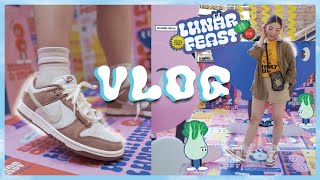 VLOG  Adidas Originals Shop With Me Lunar Mart  More Fried Chicken [upl. by Ayenet]