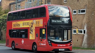 First Day of Stagecoach Stagecoach London 11001 YY18TKZ route 160 [upl. by Seta]