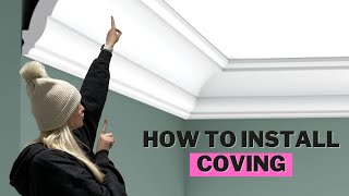 How To Install Coving As A DIYER [upl. by Latrena]