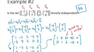 Linear Algebra  Lecture 15  Linear Independence [upl. by Sreip443]