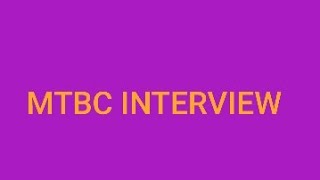 MTBC interview  MTBC Interview Questions and Answers  How to record Video interview for MTBC [upl. by Llednik239]