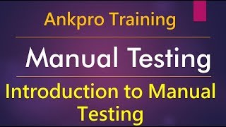 Manual testing 1  What is testingwhy testing is required Advantages amp drawbacks of manual testing [upl. by Mcclish]