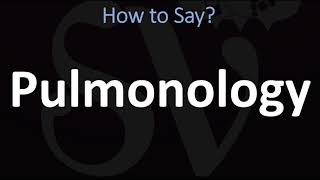 How to Pronounce Pulmonology CORRECTLY [upl. by Atinele]