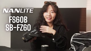 COMBO ĐÈN NÊN MUA CHO NEWBIE  NANLITE FS60B amp SBFZ60 [upl. by Doralynne]