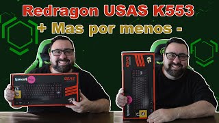 Redragon USAS K553  Mas por menos [upl. by Broek]