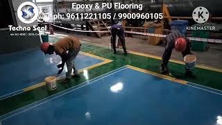 Epoxy amp PU Flooring Services 9611221105 [upl. by Ahseem]