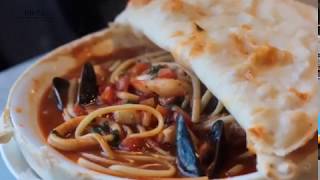 Linguine Al Cartoccio Seafood Pasta  Biella Restaurant [upl. by Shanda]