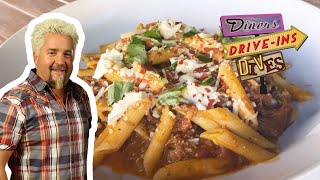 Guy Recreates G Garvins Short Rib Ragu  Diners Driveins and Dives with Guy Fieri  Food Network [upl. by Kurys]