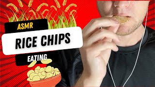 ASMR Eating Rice Chips  No Talking [upl. by Kinny]