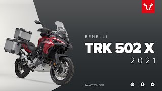 Benelli TRK 502X 2021  Accessori moto di alta qualità da SWMOTECH [upl. by Seyah582]