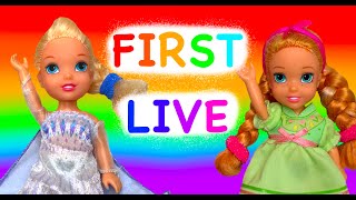 Elsa and Anna toddlers first live [upl. by Almeria]