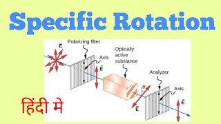 Specific rotation in Hindi [upl. by Sundberg]