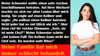 Sie deutete auf einen Kellner und sagte „Du solltest einen Kellner heiratenquot [upl. by Aiza277]