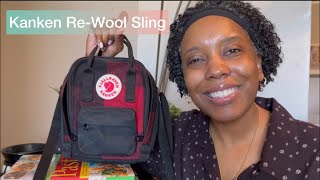 Kanken ReWool Sling  Kipling Gleam  What’s in my Bag [upl. by Ynnaffit]