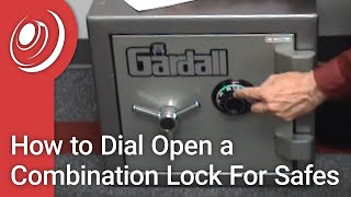 How to Dial Open a Combination Lock For Safes [upl. by Ecirtnahs]