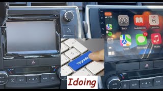 Installing the Idoing 102quot 8 core Android Car Radio Player Head Unit  Toyota Camry 20152017 [upl. by Mairem]