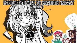 Fandoms react to Genshin Impact Nahida  14  GI TBHK SXF TDLOSK [upl. by Lemuelah734]