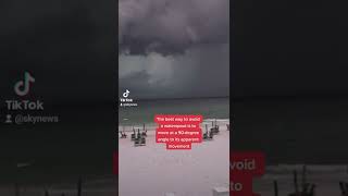 Large waterspout filmed in the Gulf of Mexico off Florida [upl. by Hinch]