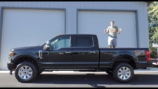 Here’s a Tour of an 80000 Ford F250 Platinum Pickup Truck [upl. by Treat]