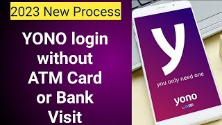 How to register in yono SBI app without ATM card or Bank Visit in 2023  ATM ke bina YONO log in [upl. by Alrich]