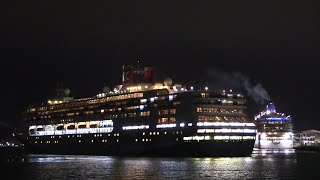 BOREALIS amp NORWEGIAN STAR EVENING CRUISE SHIP DEPARTURES 121124 [upl. by Asiret]