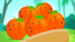 Five Little Oranges  More Nursery Rhymes And Baby Songs [upl. by Shepard29]