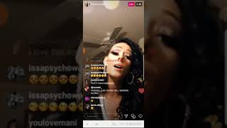 Tynisha Keli Live on IG [upl. by Paulita120]