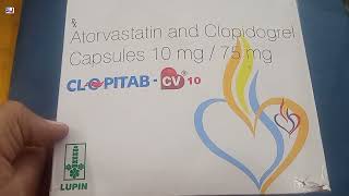 CLOPITABCV 10  CLOPITAB CV Capsules  Atorvastatin and Clopidogrel Capsules  CLOPITAB CV 10mg Cap [upl. by Zelig]