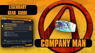 Borderlands 3 quotCompany Manquot Legendary Gear Guide [upl. by Lehcear]