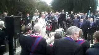 R101 airship MEMORIAL SERVICE Cardington Sunday October the 3rd 2010 [upl. by Aisorbma]