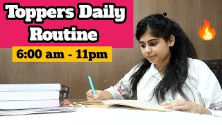 Toppers daily routine  Morning to Night  24 HR Effective Study Routine [upl. by Getraer676]