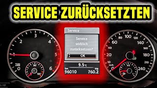 VW Tiguan Service Zurücksetzen [upl. by Ashby]