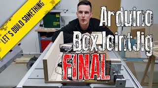 Arduino powered box joint jig for the Bosch GTS 10 XC  Part 3 [upl. by Annaerda625]