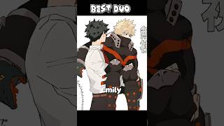 Best Duo😂❤️anime mha bnha myheroacademia deku bakugou bakudeku fyp memes funny shorts [upl. by Llyrad]