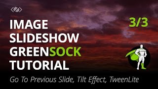 GreenSock Tutorial  How To Create A Simple Image Slideshow  Part 3 [upl. by Skiest]