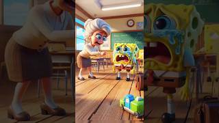 Spongebob team gets scolded by teacher for being late spongebob tiktok shorts [upl. by Hynes]