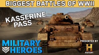 US amp Germany Clash at Kasserine Pass  Biggest Battles of WWII [upl. by Marta]