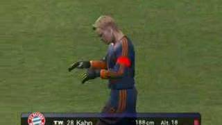 PES6  Karate  Kahn sent off [upl. by Ynotna]