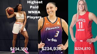 Highest Paid WNBA Players 2023 [upl. by Ytitsahc]