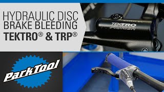 How to Bleed Hydraulic Brakes  Tektro® amp TRP® Flat Bar and Drop Bar Levers [upl. by Nevuer450]