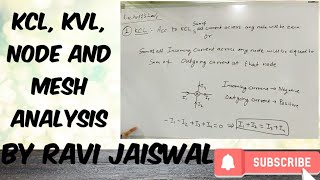 KCL KVL NODE AND MESH ANALYSIS IN HINDI [upl. by Mcdonald]