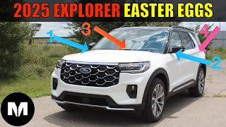 2025 Ford Explorer Easter Eggs  Can You Find Them [upl. by Enyale929]