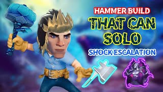 THIS HAMMER BUILD CAN SOLO SHOCK ESCALATION  HAMMER GAMEPLAY amp BUILD  DAUNTLESS 2023 [upl. by Utir137]