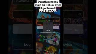 Reactivating my Roblox account after getting banned roblox￼ [upl. by Jamnes]