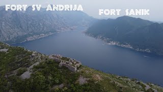 Fort Sanik  Fort sv Andrija  Bay of Kotor  The Boka  Montenegro  Czarnogóra Maj 2023 [upl. by Leanora]