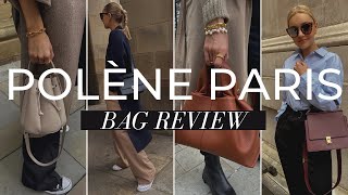 POLÈNE PARIS BAG REVIEW  8 ITEMS WHAT I CAN FIT INSIDE DURABILITY COLOURS ETC [upl. by Kciredes316]