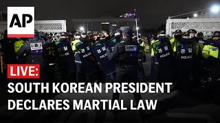 LIVE View from Seoul after South Korean president declared martial law [upl. by Haakon688]